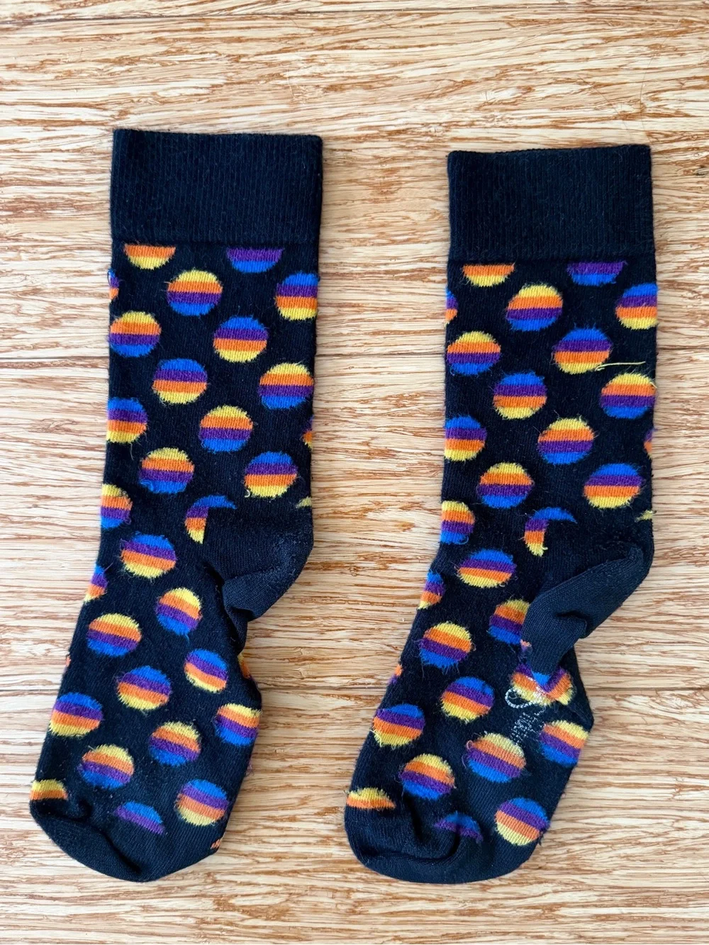 LOT 8 Pairs Women's Happy Socks Small 9-11 36-40